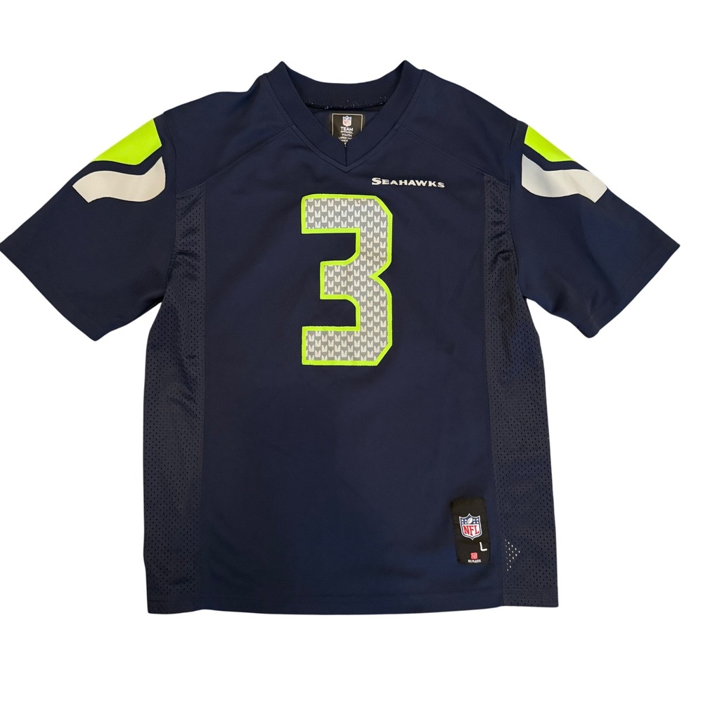 Seattle Seahawks Russell Wilson Youth Jersey Size Large 14/16 NFL Team Apparel